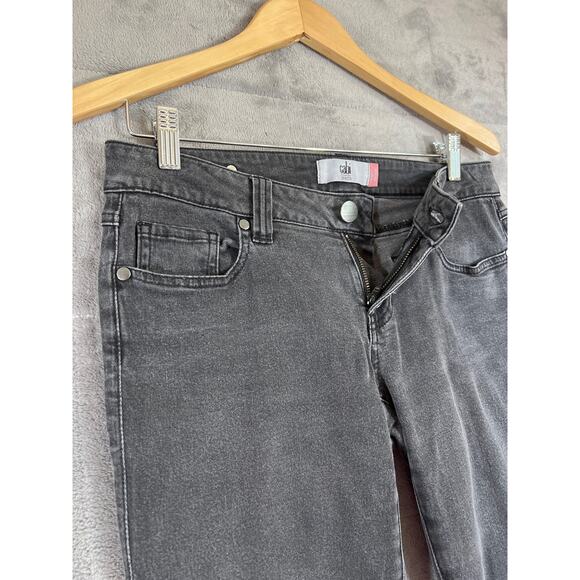 Cabi Jeans Womens Size 4 Grey Black Super Skinny Low Rise Stretch Denim 3044 - Picture 3 of 11